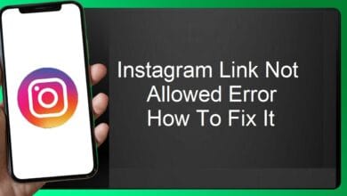 Instagram Link Not Allowed Error – How To Fix It