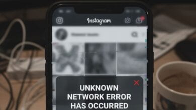 Instagram Unknown Network Error Has Occurred