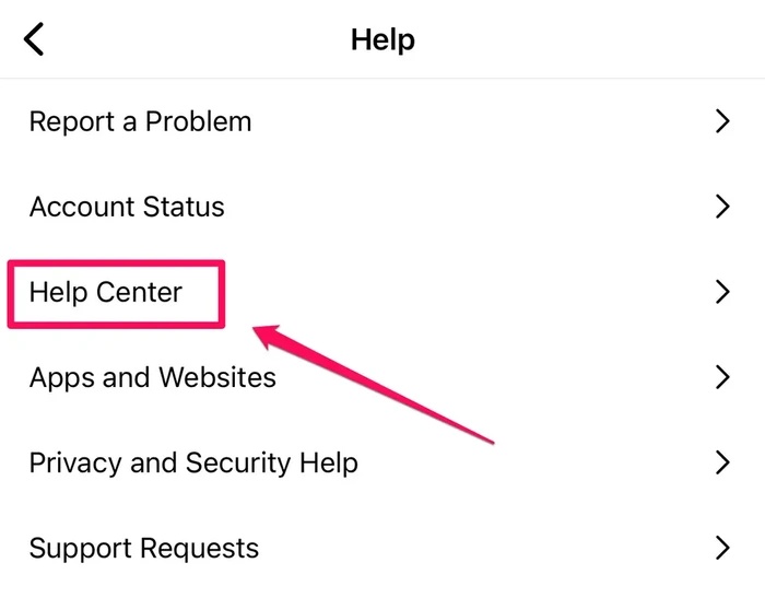 Contact Instagram Help