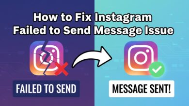 How to Fix Instagram Failed to Send Message Issue